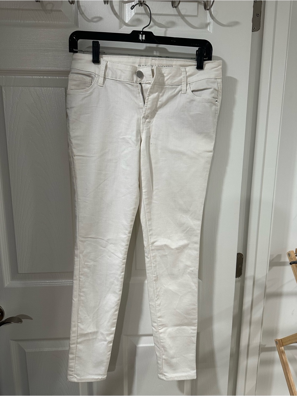 Old Navy White Rockstar Jeans